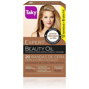 Aceites Naturales Bandas Cera Faciales Depilatorias, Cera Taky - Perfumes Club