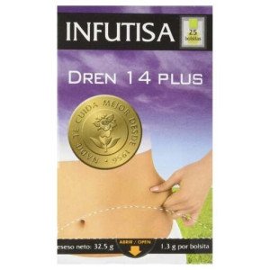 Infutisa Dren 14 Plus Infusión 25Uds