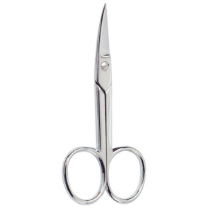 Tijeras Manicura Uñas Curva Cromada 1 Pz