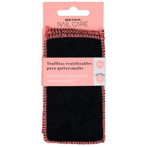 Nail Care Toallitas Reutilizables Quitaesmaltes 3 U