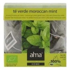 Alma Home Infusión Té Verde Morroco Mint 15 Bolsas