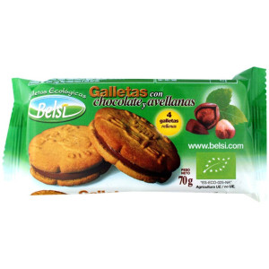 Galletas Con Chocolate Y Avellana 4Uds 70Gr. Bio