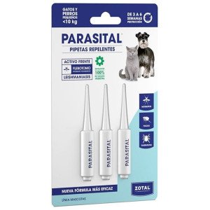 Parasital Pipeta Antiparasitario Perros Peq Y Gato