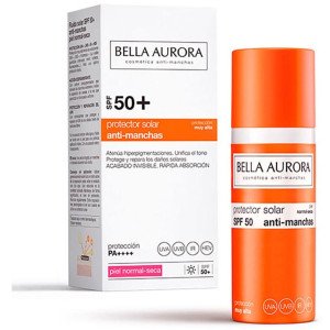 Bella Aurora Protector Solar Facial Anti-Manchas Piel Normal-Seca Spf50+ 50Ml