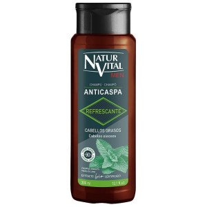 Naturvital Champú Anticaspa Refrescante Cabello Graso 300Ml