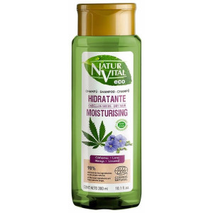 Naturvital Eco Hidratante Cáñamo Y Lino Champú 300Ml