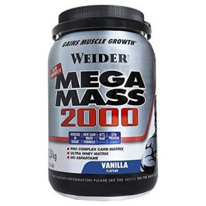 Weider Mega Mass 2000 Vainilla 1,5Kg.