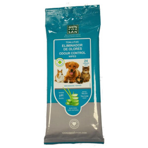 Toallitas Mascota Eliminador De Olores Talco 24 U