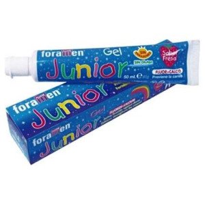 Foramen Gel Dentífrico Junior Fluor Y Calcio 50Ml