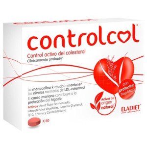 Eladiet Controlcol Suplemento Para El Colesterol 60 Cápsulas.