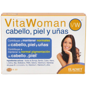 Eladiet Vita Woman Cabello Piel Y Uñas 30Comp