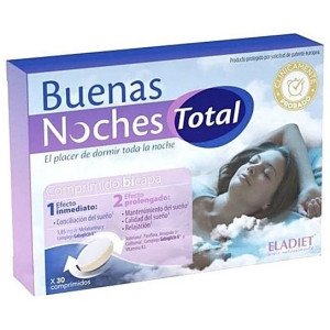 Eladiet Buenas Noches Total Para Un Sueño Reparador 30 Cápsulas