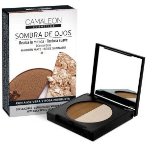 Camaleon Cosmetics Sombra De Ojos Marrón + Beige 2_3G