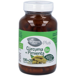 Cúrcuma + Pimienta Plus Bio 120caps - El Granero