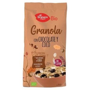 El Granero Integral Granola Con Choco Y Coco Bio Sin Gluten 350G