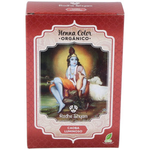 Radhe Shyam Henna Caoba Luminoso Polvo 100G