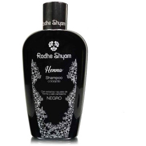 Radhe Shyam Champú Henna Color Negro 400Ml
