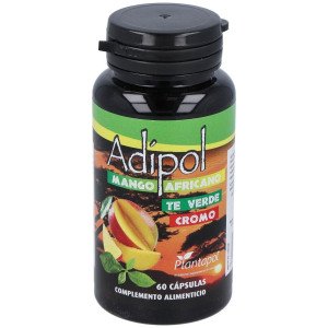 Plantapol Adipol Mango Africano_ Te Verde_ Cromo 60 Capsulas