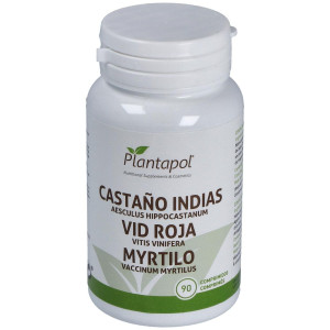 Plantapol Castaño De Indias + Vid Roja + Myrtilo 90 Cápsulas