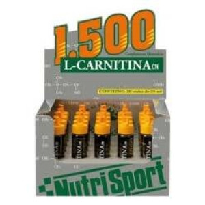 Nutrisport Lcarnitina 1500 Fresa 20 Viales