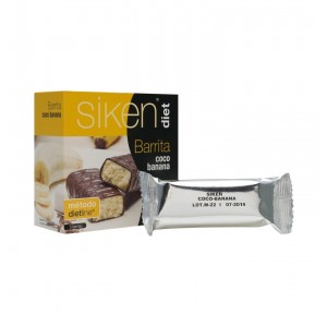 Siken Diet (5 Barritas 36 G Sabor Coco Banana)