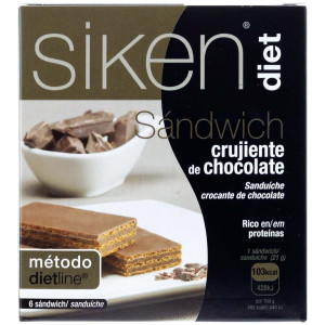 Sandwich Cruj Choc 6 Uds - Sikendiet