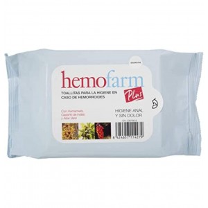 Hemofarm Plus Toallitas (1 Sobre 40 Unidades)