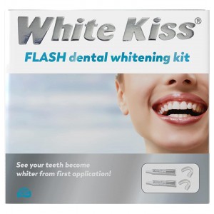 White Kiss Flash Completo Blanqueamiento Dental (6 Ml 2 Tubos)