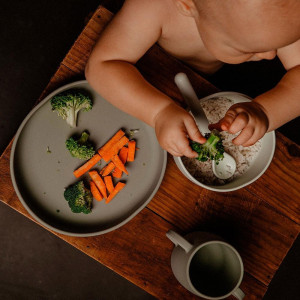 Suavinex Vajilla Silicona Soft Y Flexible Mint 4Uds