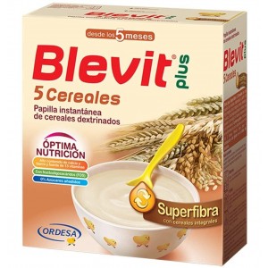 Blevit Plus Superfibra Papilla 5 Cereales (1 Envase 600 G)