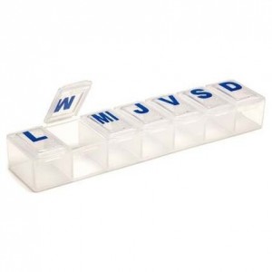 Anota Pastillero Semanal Mediano 1 Toma, 1 Ud