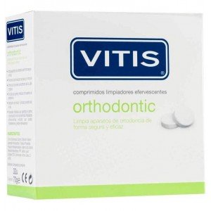 Vitis Orthodontic Comp Efervescentes - Limpieza Protesis Dental (32 Comprimidos)