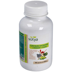 Sotya Café Verde + Garcinia + Chitosán + Cromo 650Mg 90Cáps