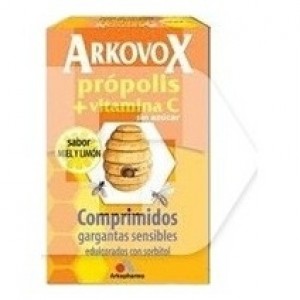 Arkopharma Arkovox Própolis + Vitamina C Sabor Miel Y Limón 24Comp