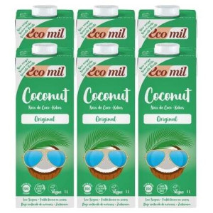 Ecomil Bebida De Coco Original Agave 1Lt 6Ud Bio