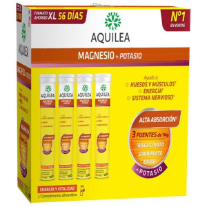 Magnesio+Potasio Comprimidos Efervescentes 56 U