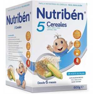 Nutriben 5 Cereales, 600 G. - Alter