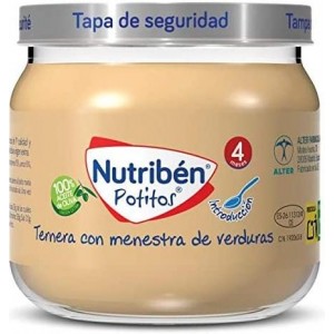 Nutriben Potito Inicio A La Carne - Ternera Con Menestra De Verduras. - Alter