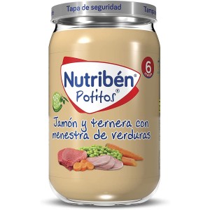 Nutriben Jamon Y Ternera Con Menestra De Verduras. - Alter