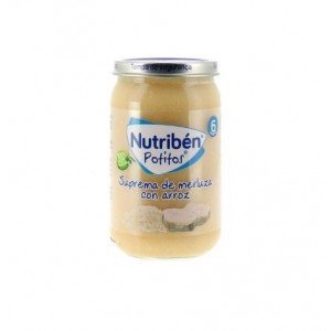 Nutriben Suprema De Merluza Con Arroz. - Alter