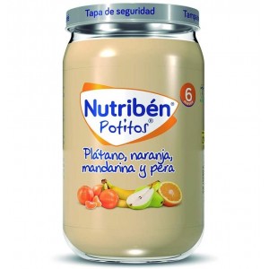 Nutriben Platano Naranja Mandarina Y Pera. - Alter