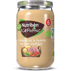 Nutriben Ecopotitos Verduras De La Huerta - Con Pavo Ecológico. - Alter