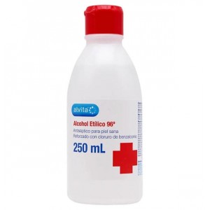 Alcohol 96º  Alvita, 250 Ml. - Alliance Healthcare