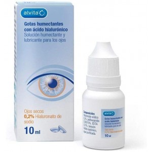 Alvita Gotas Humectantes Con Acido Hialuronico (1 Envase 10 Ml)