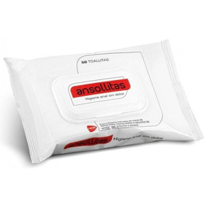 Ansollitas Toallitas De Higiene Anal Sin Dolor 2X50Uds