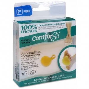 Prim Almohadillas Metatarsiales De Silicona Con Anillo, 1 Par