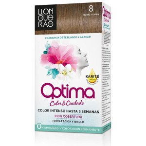 Llongueras Optima Tinte De Cabello N8 Rubio Claro 1Ud