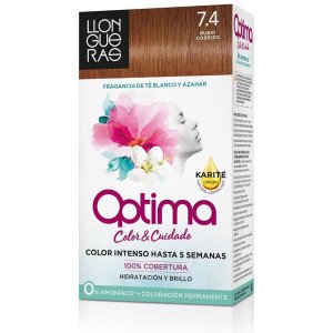 Llongueras Optima Tinte De Cabello N7.4 Cobre 1Ud