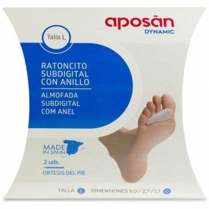 Aposán Dynamic Ratoncito Subdigital Con Anillo Talla L, 2 Unidades