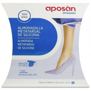 Aposán Almohadilla Metatarsal Silicona Talla Única, 1 Ud